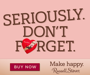 Russell Stover valentine's digital web banner ad by Silky Szeto