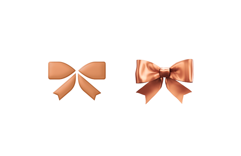 Russell Stover photo and graphic icon bow