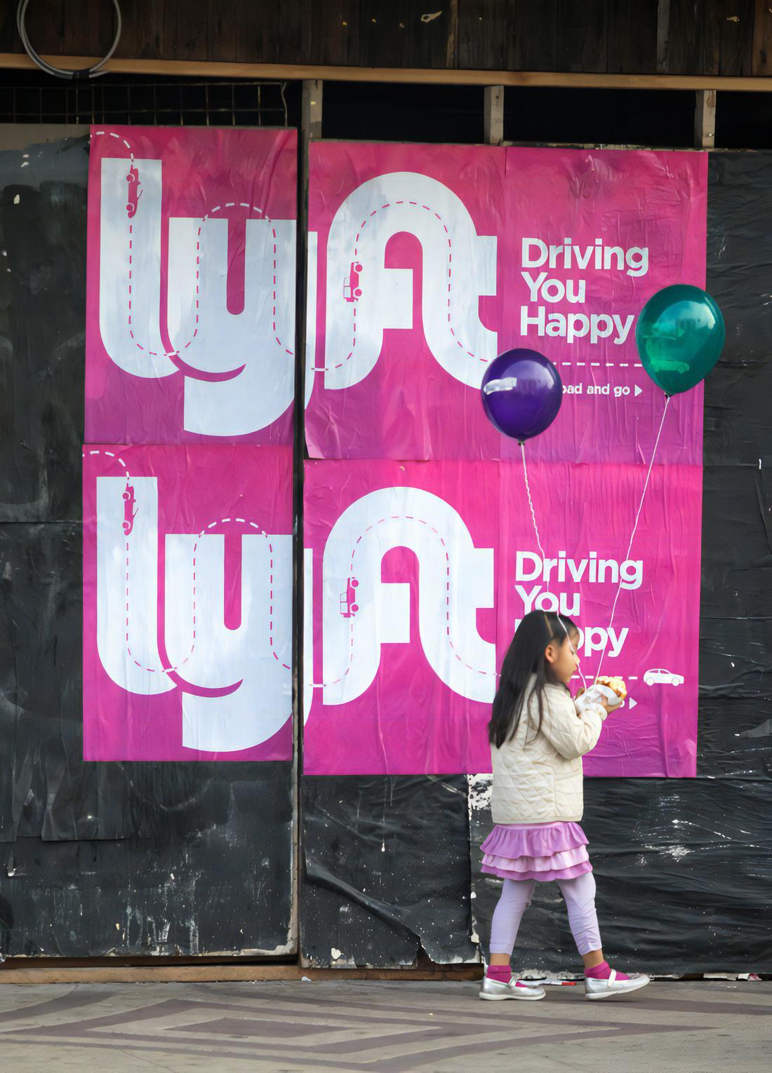 Lyft guerilla event wild postings