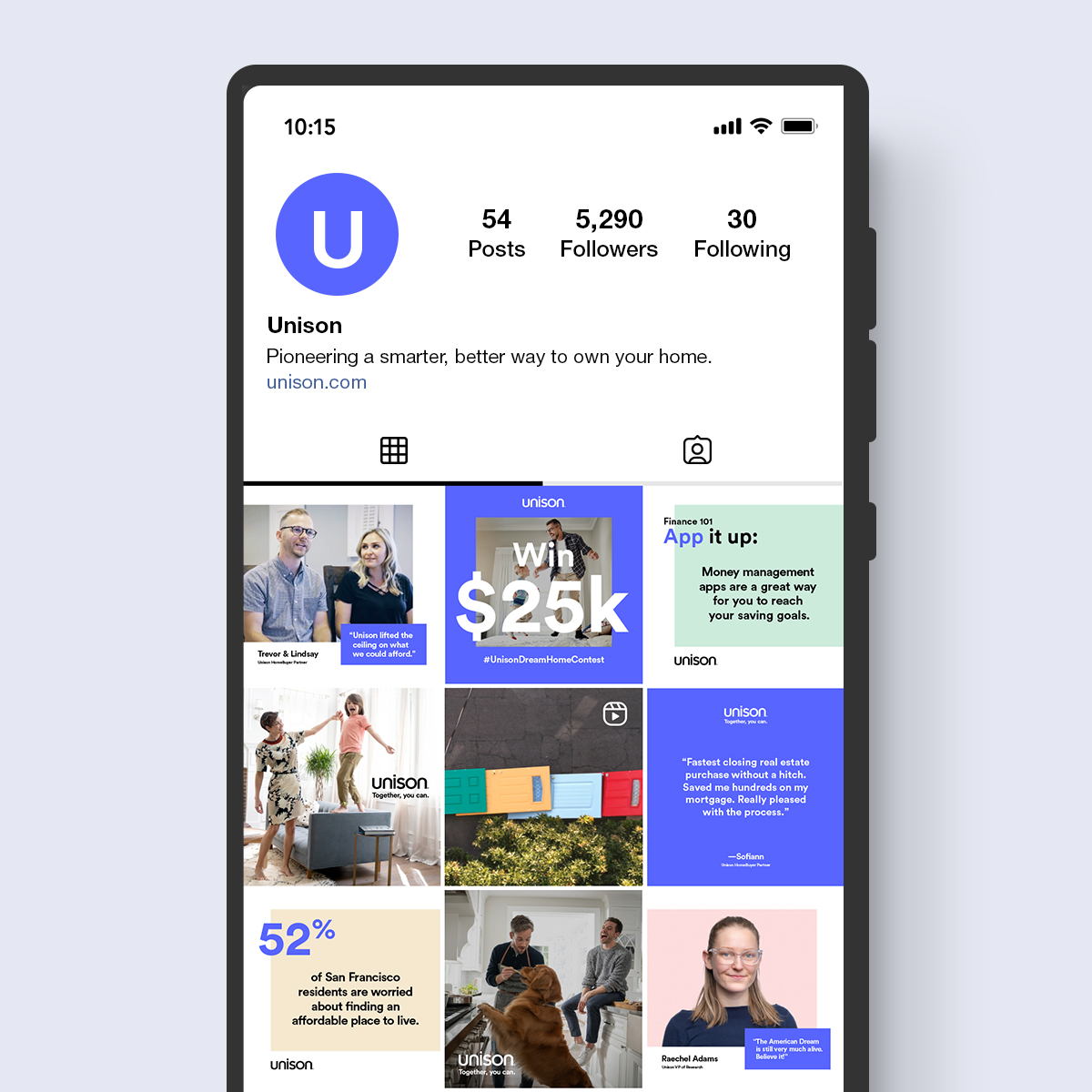 Unison instagram posts template designs by Silky Szeto